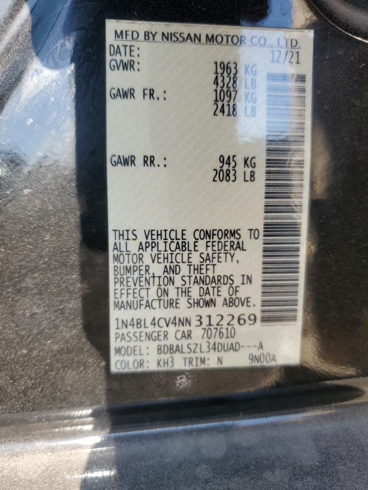 2022 NISSAN ALTIMA