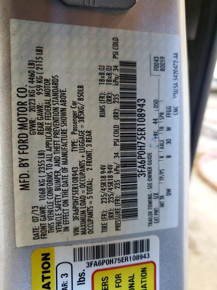 2014 FORD FUSION