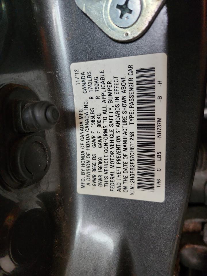2012 HONDA CIVIC