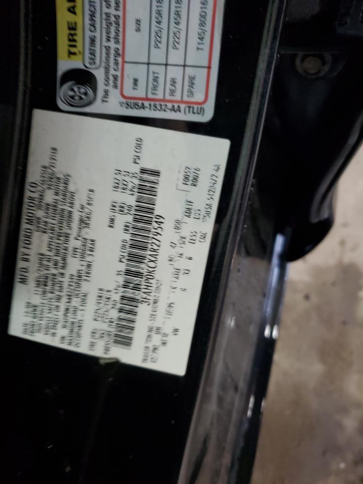 2010 FORD FUSION