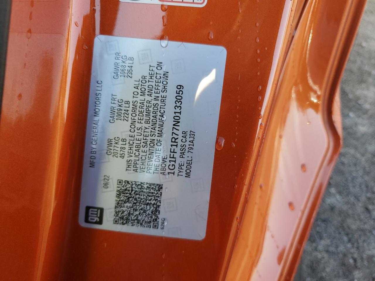 2022 CHEVROLET Camaro