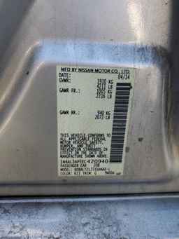2014 NISSAN ALTIMA
