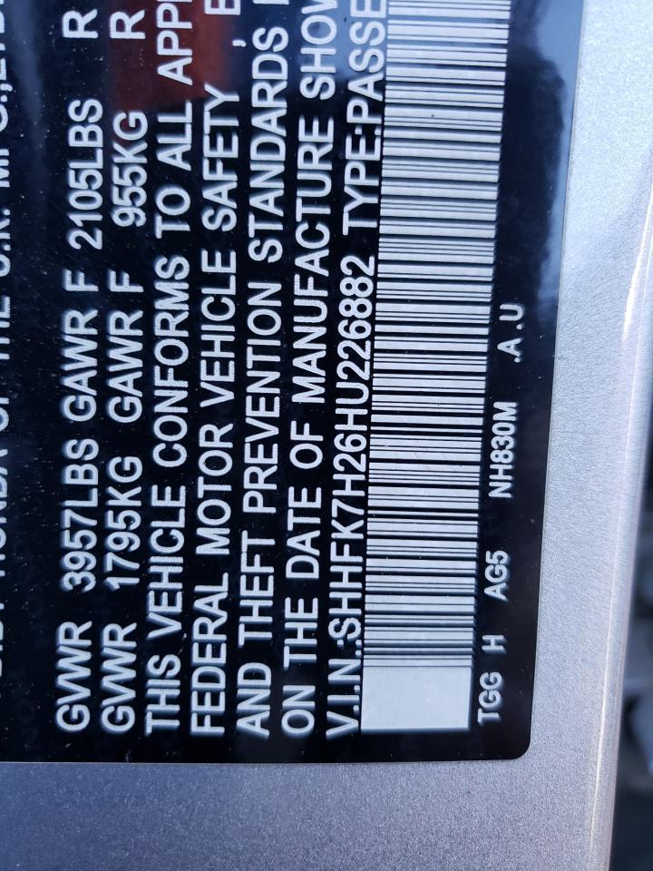 2017 HONDA CIVIC