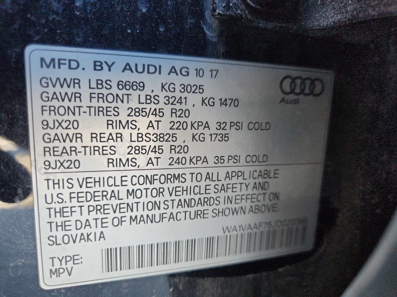 2018 AUDI Q7