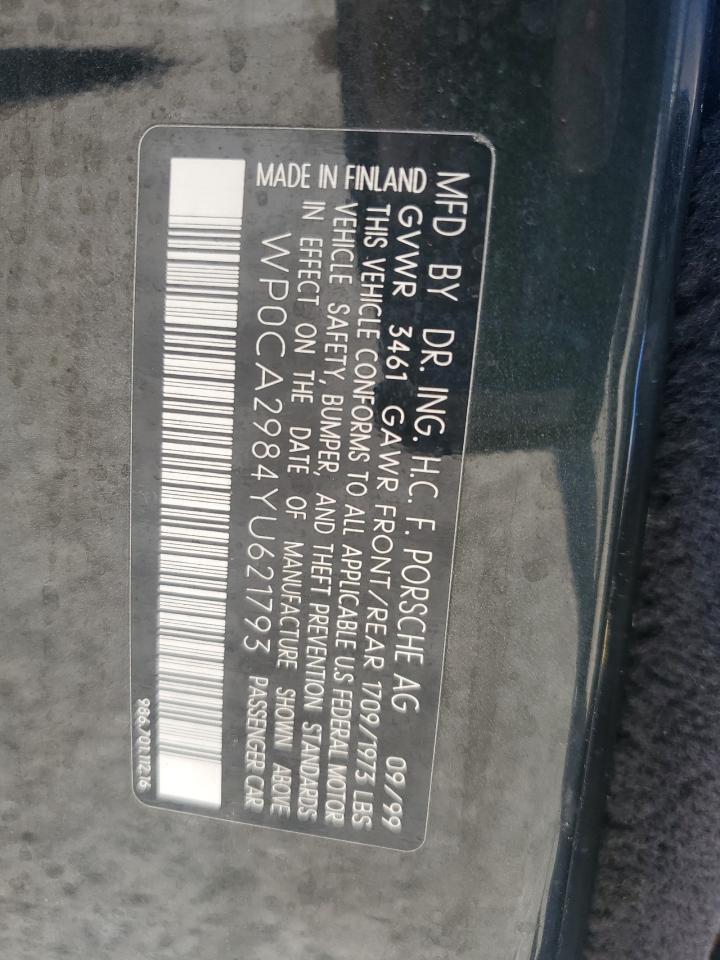 2000 PORSCHE Boxster