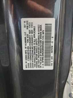 2016 HONDA ODYSSEY