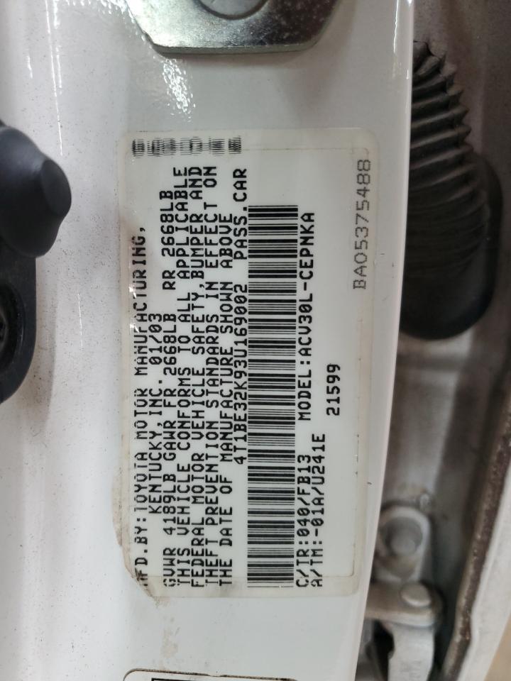 2003 TOYOTA CAMRY
