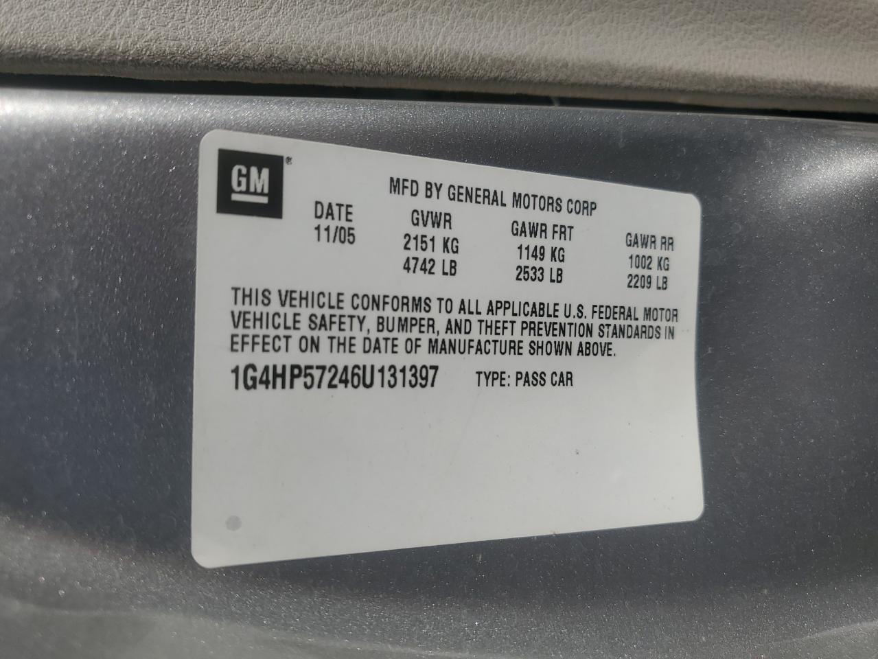 2006 BUICK Lucerne