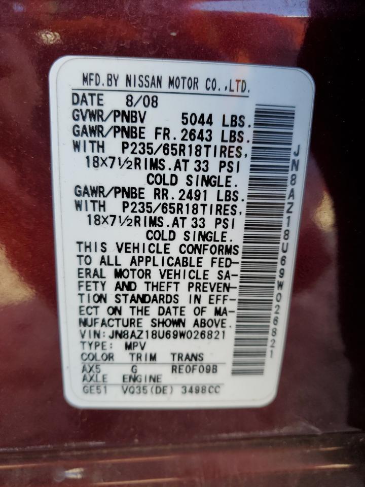 2009 NISSAN MURANO