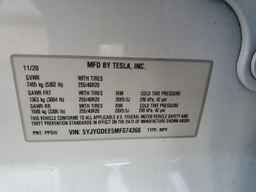 2021 TESLA MODEL Y