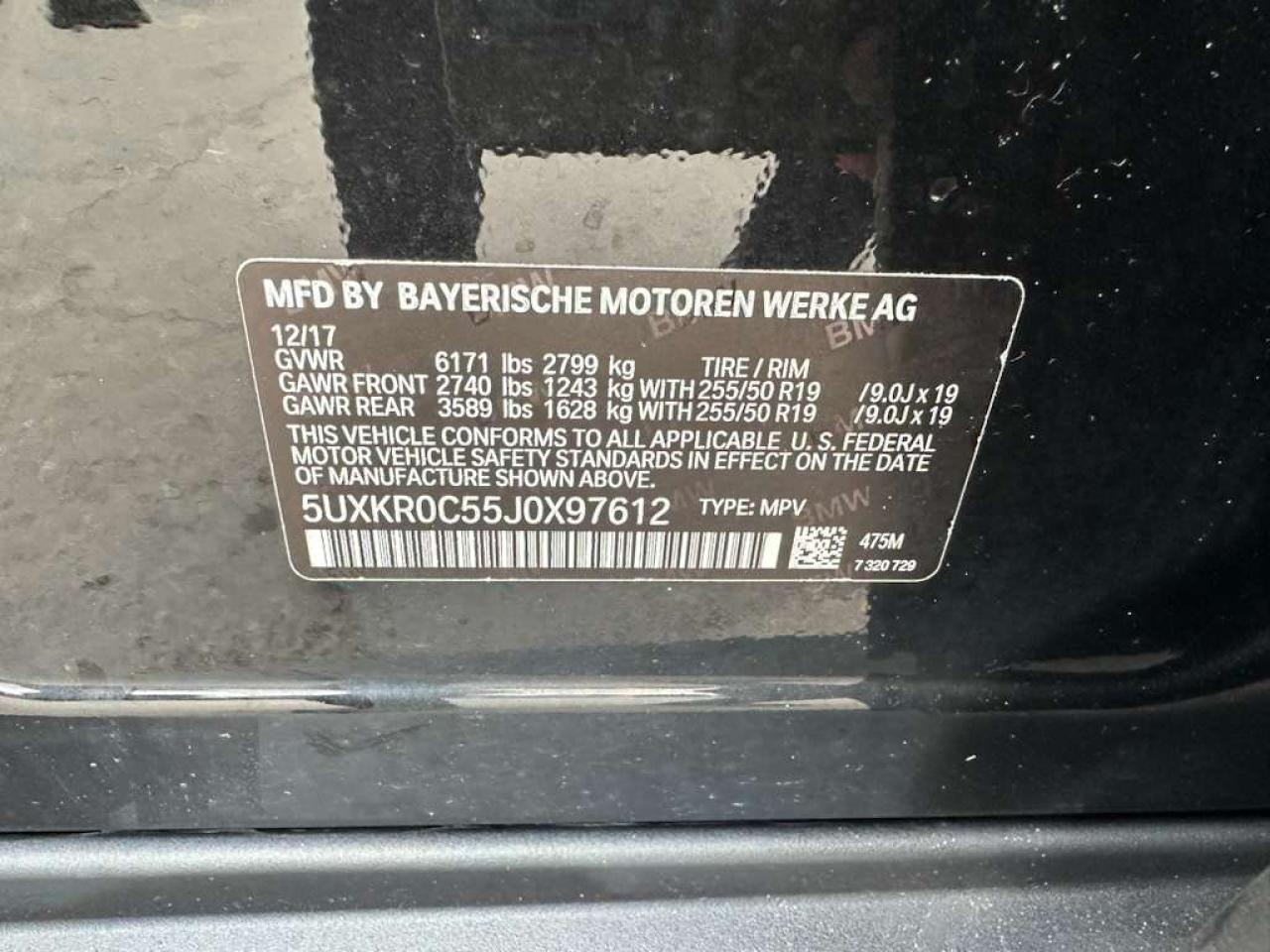 2018 BMW X5