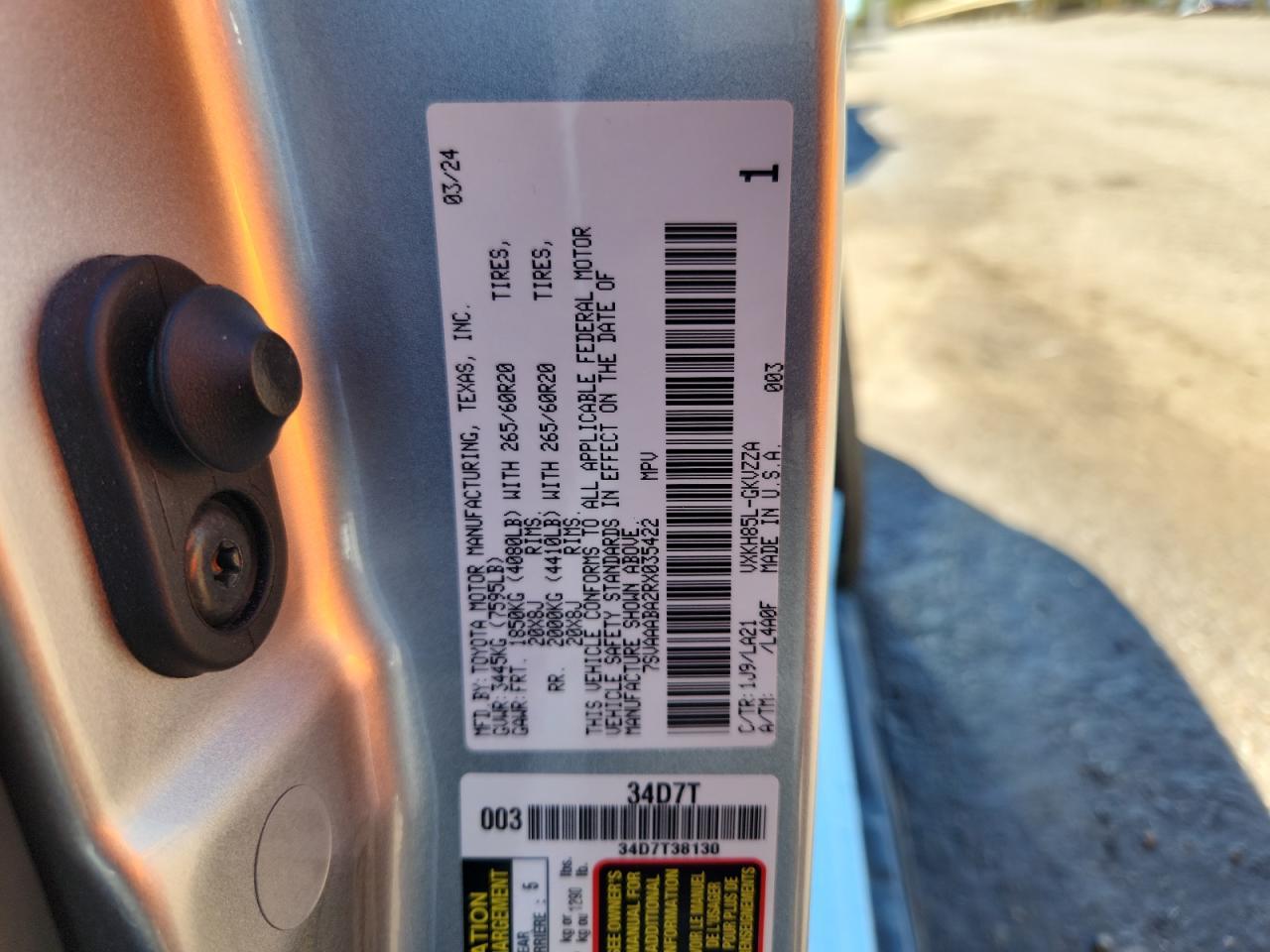 2024 TOYOTA Sequoia
