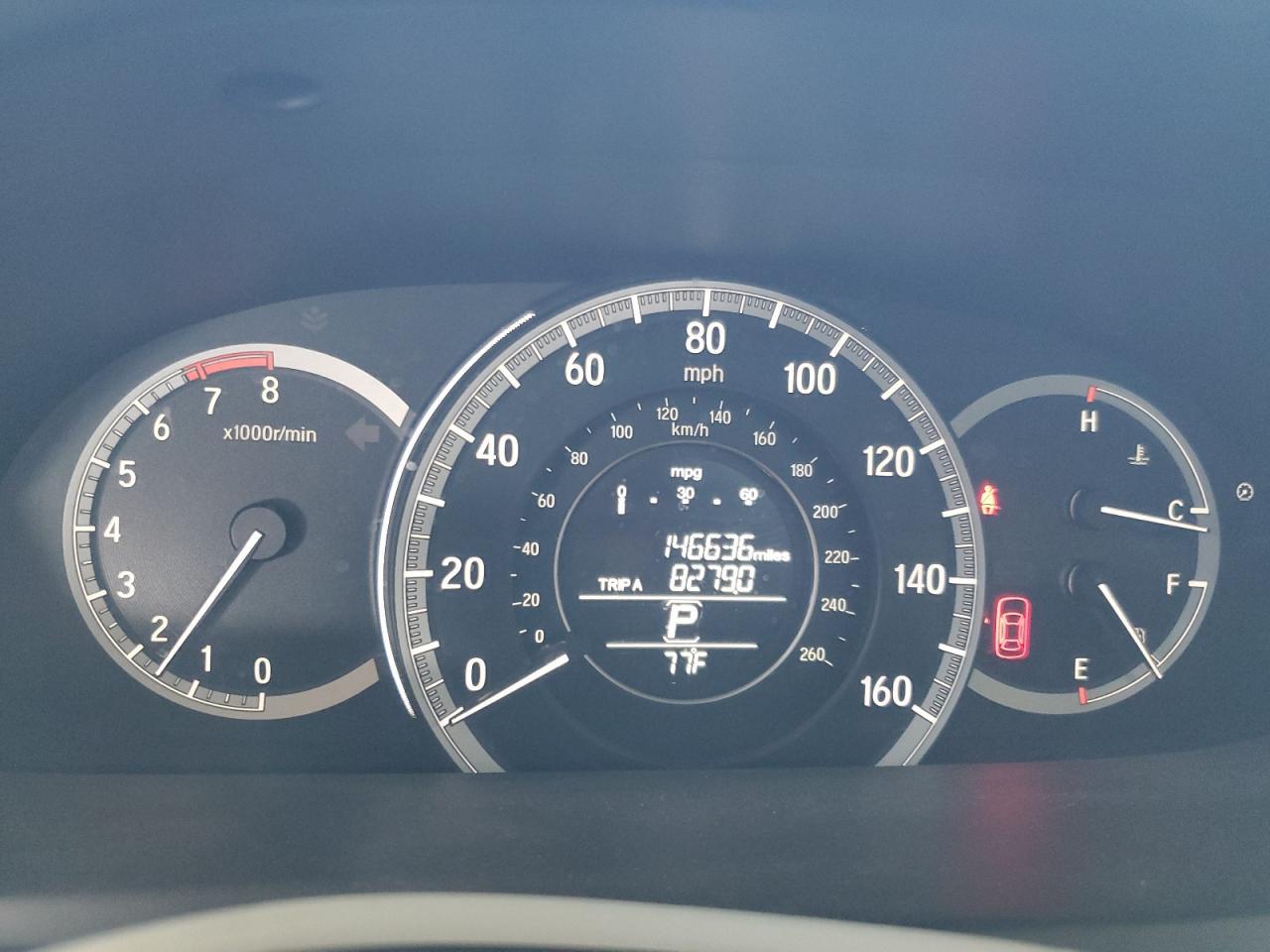 2016 HONDA ACCORD