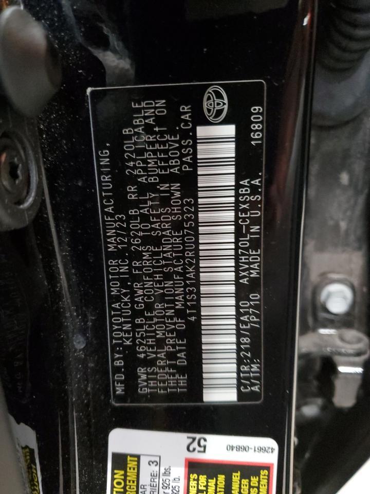 2024 TOYOTA CAMRY
