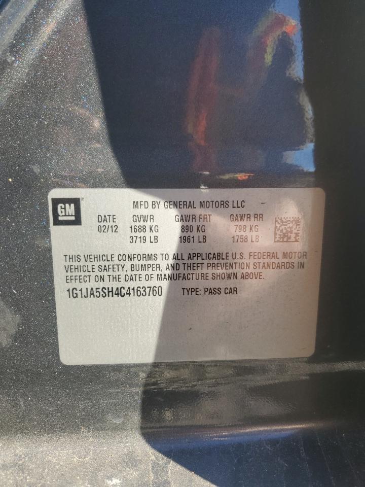 2012 CHEVROLET SONIC