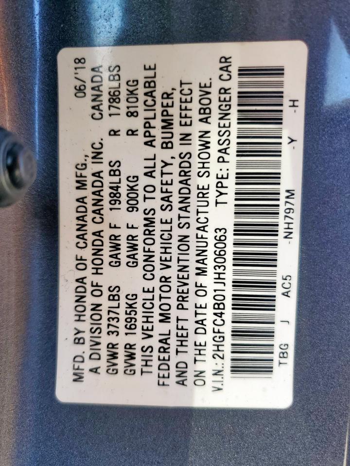 2018 HONDA CIVIC