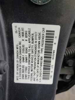 2016 HONDA CIVIC