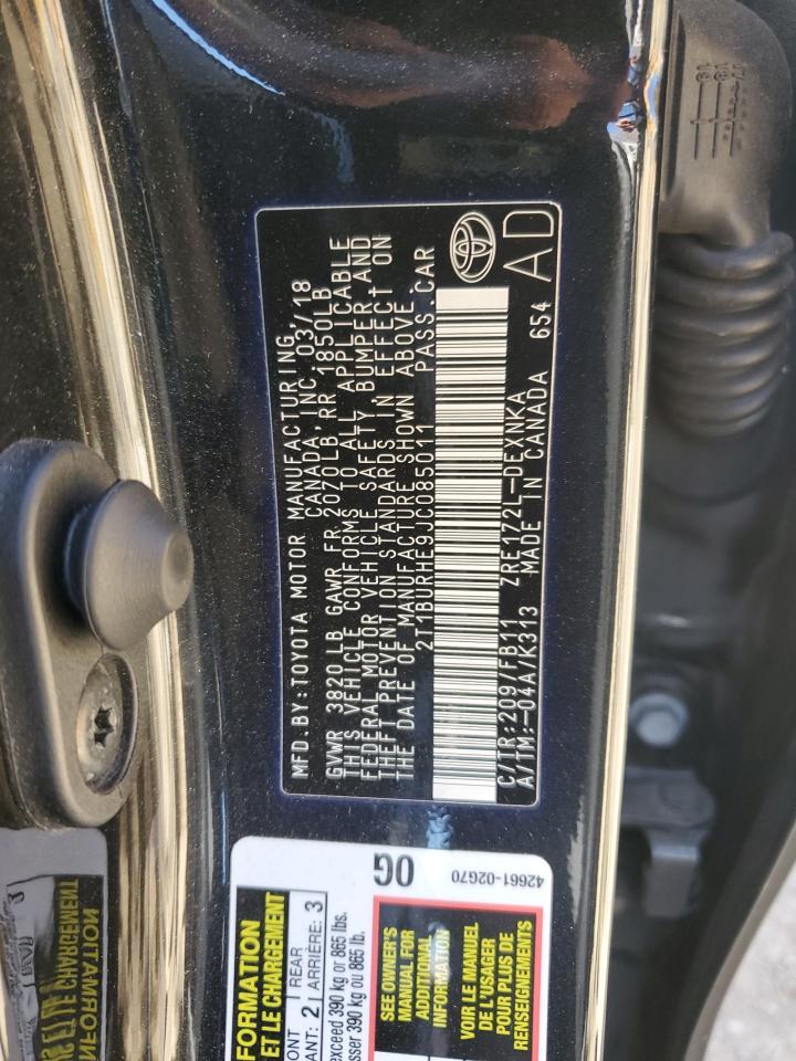 2018 TOYOTA COROLLA