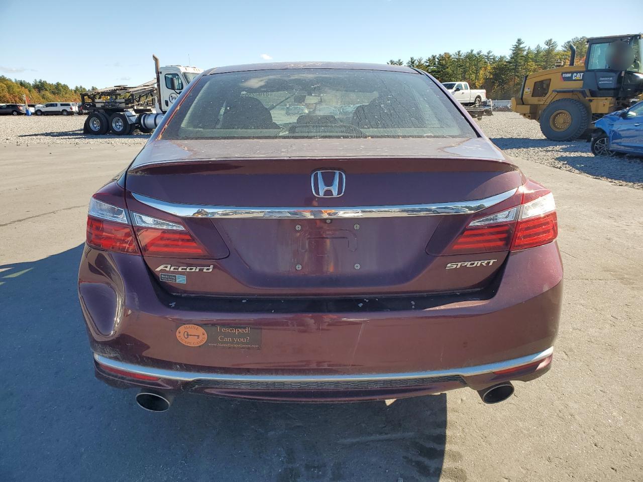 2016 HONDA ACCORD