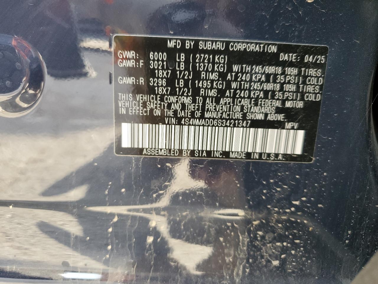 2025 SUBARU Ascent