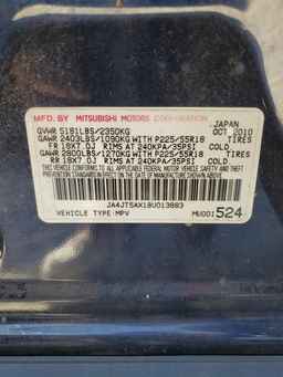 2011 MITSUBISHI outlander