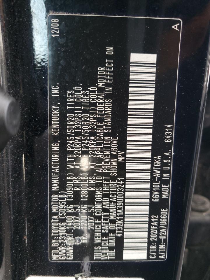 2009 TOYOTA VENZA