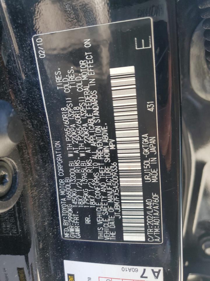 2010 LEXUS GX 460