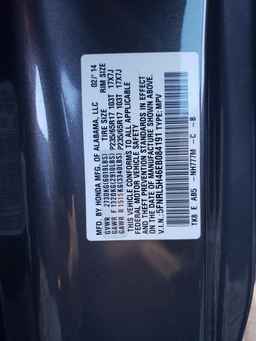 2014 HONDA ODYSSEY
