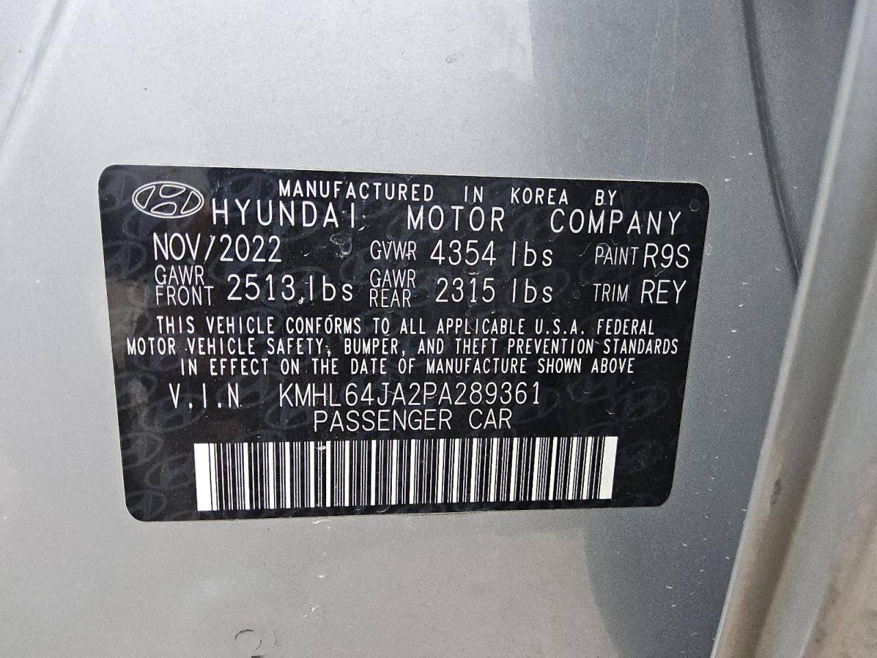 2023 HYUNDAI SONATA