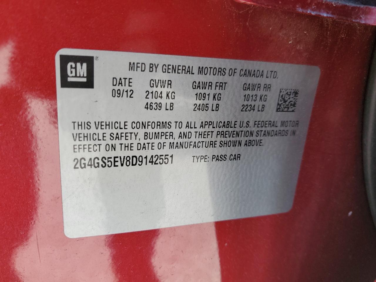 2013 BUICK Regal