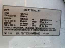 2022 TESLA MODEL Y