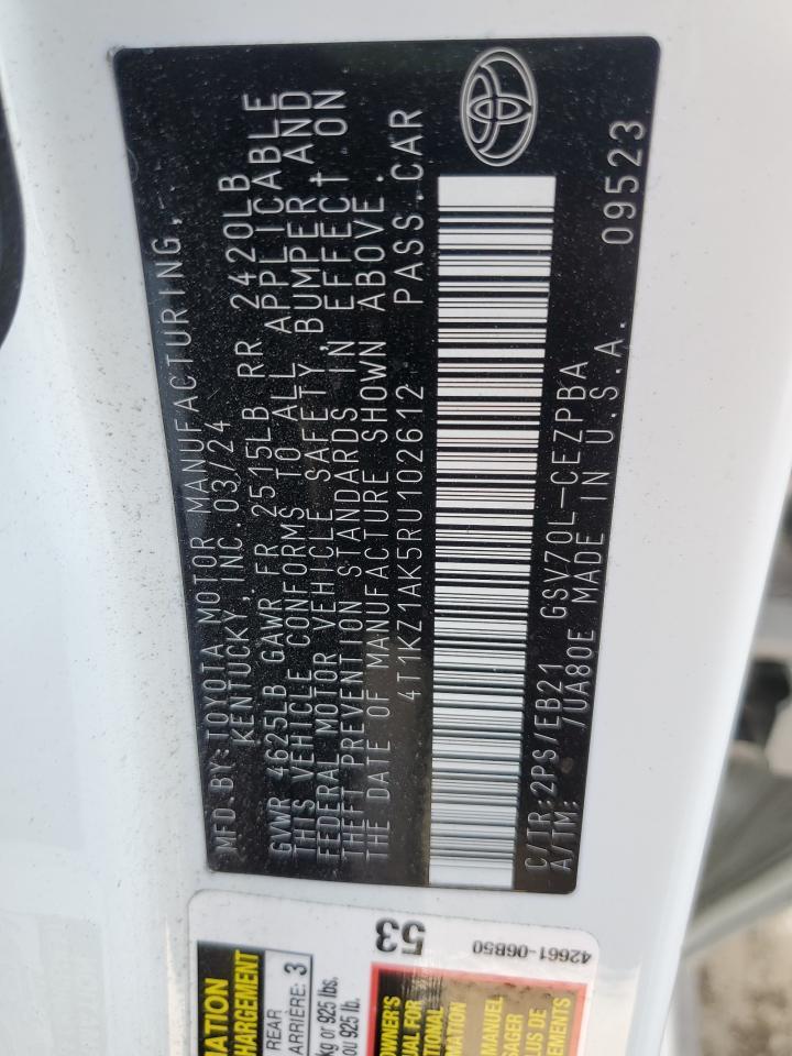 2024 TOYOTA CAMRY