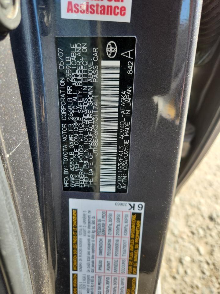 2007 TOYOTA CAMRY