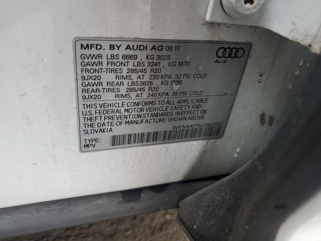 2018 AUDI Q7