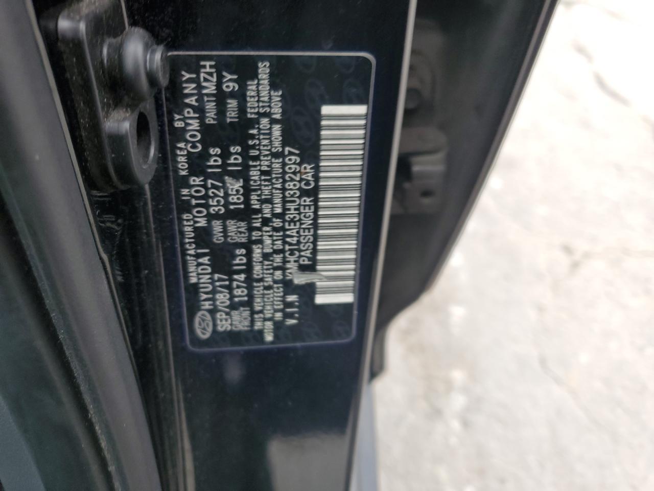 2017 HYUNDAI ACCENT