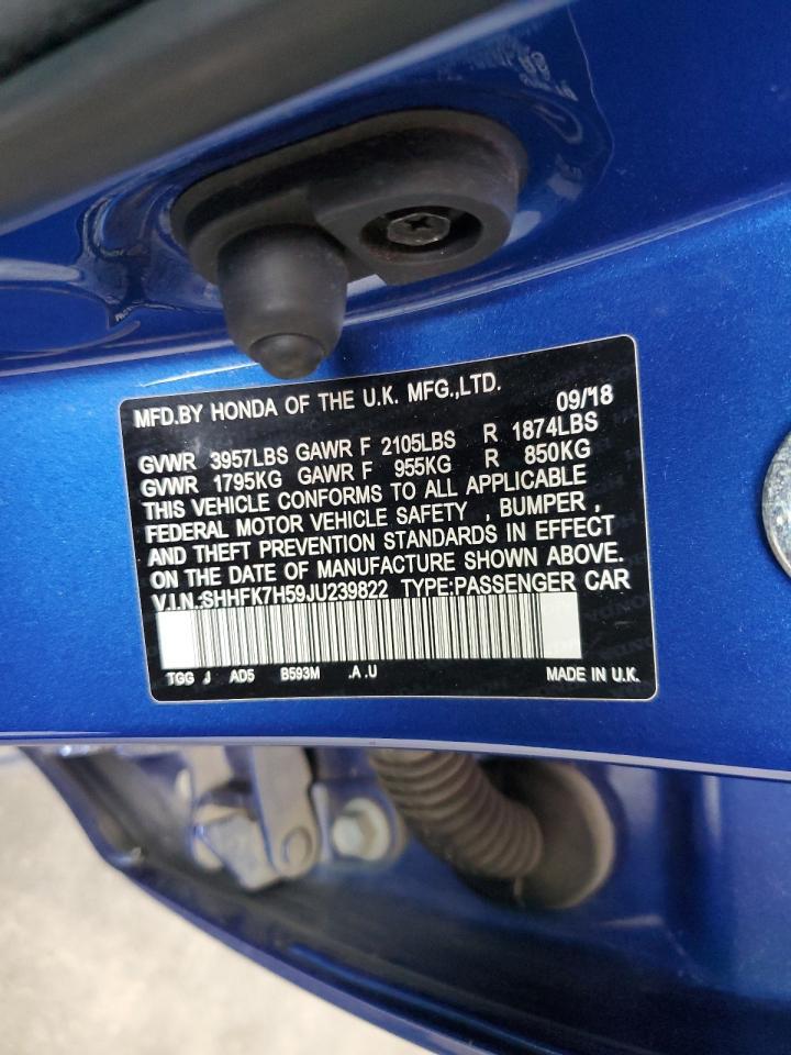 2018 HONDA CIVIC
