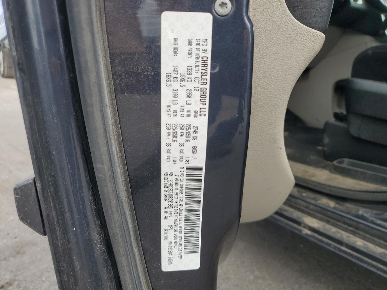 2013 DODGE GRAND CARAVAN