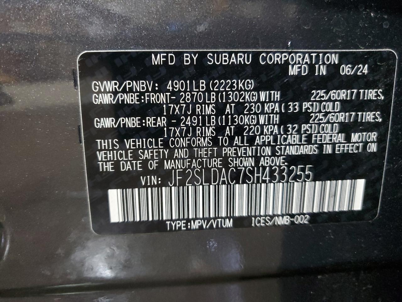 2025 SUBARU FORESTER