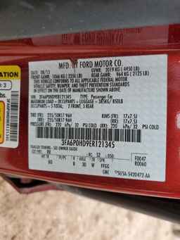 2014 FORD FUSION