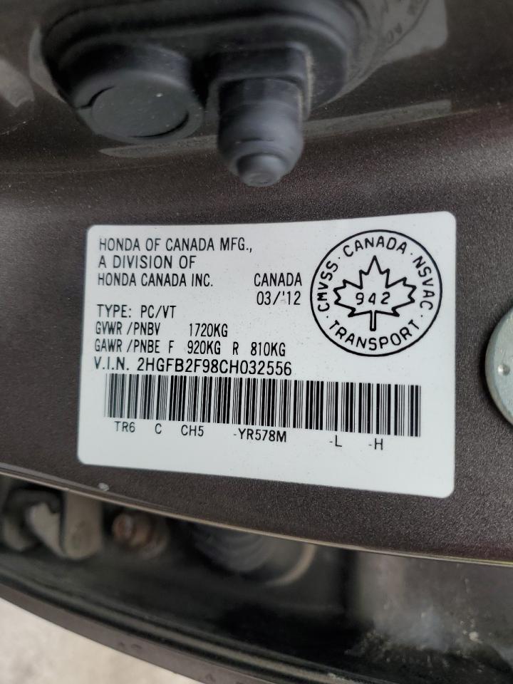 2012 HONDA CIVIC