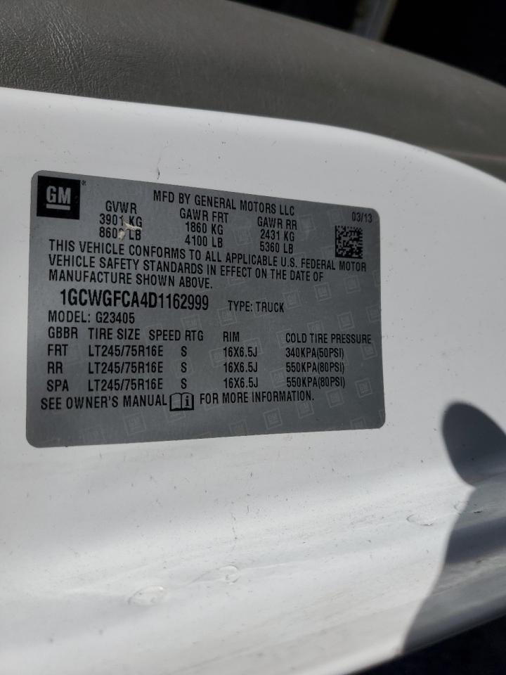 2013 CHEVROLET EXPRESS 2500