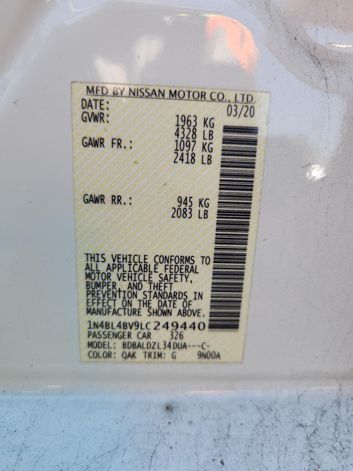 2020 NISSAN ALTIMA
