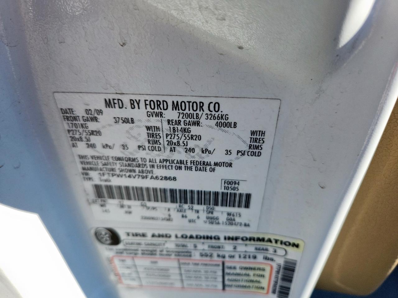 2009 FORD F-150
