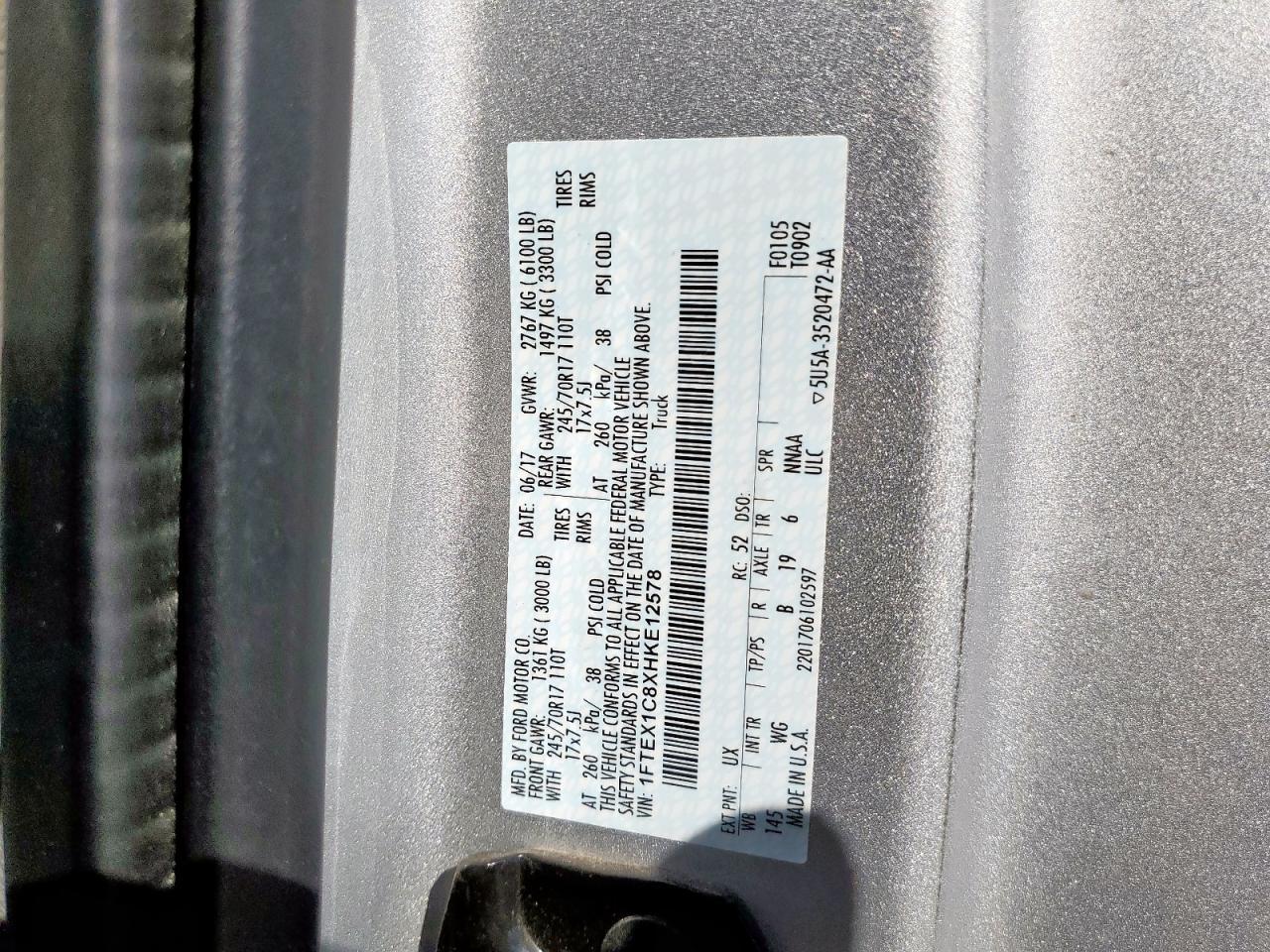 2017 FORD F-150