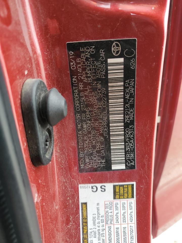 2020 TOYOTA COROLLA