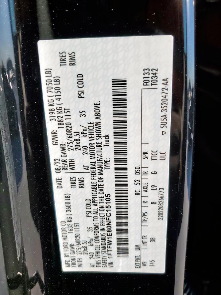 2022 FORD F-150