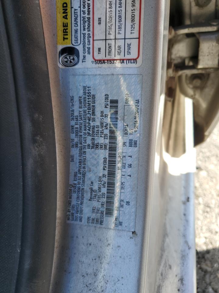 2011 FORD Fiesta