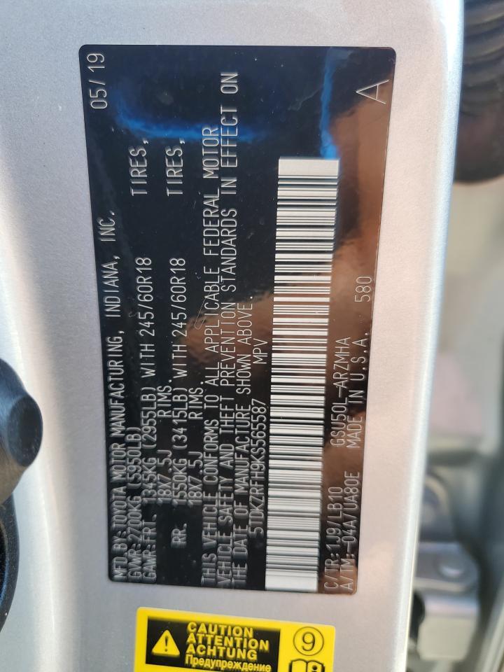 2019 TOYOTA HIGHLANDER