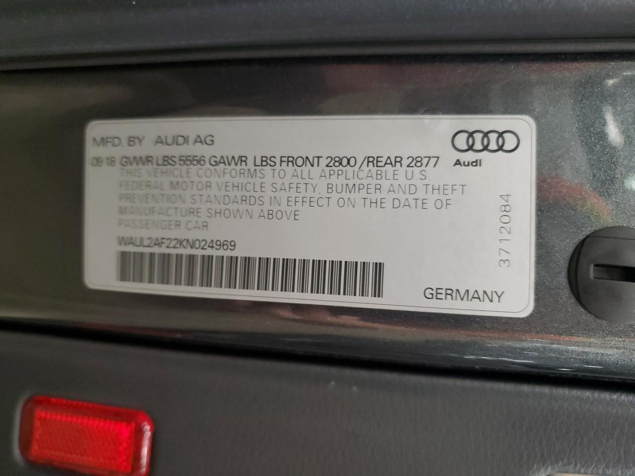 2019 AUDI A6