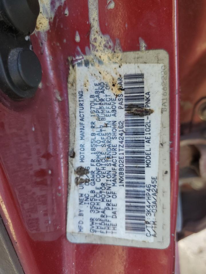 1996 TOYOTA COROLLA